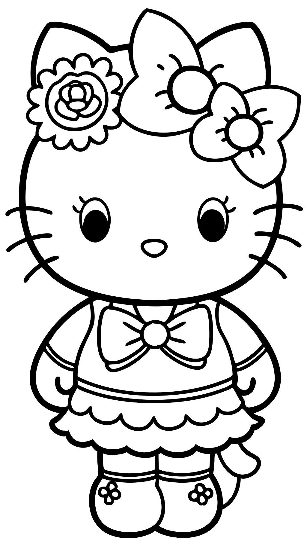 free printable coloring pages of hello kitty